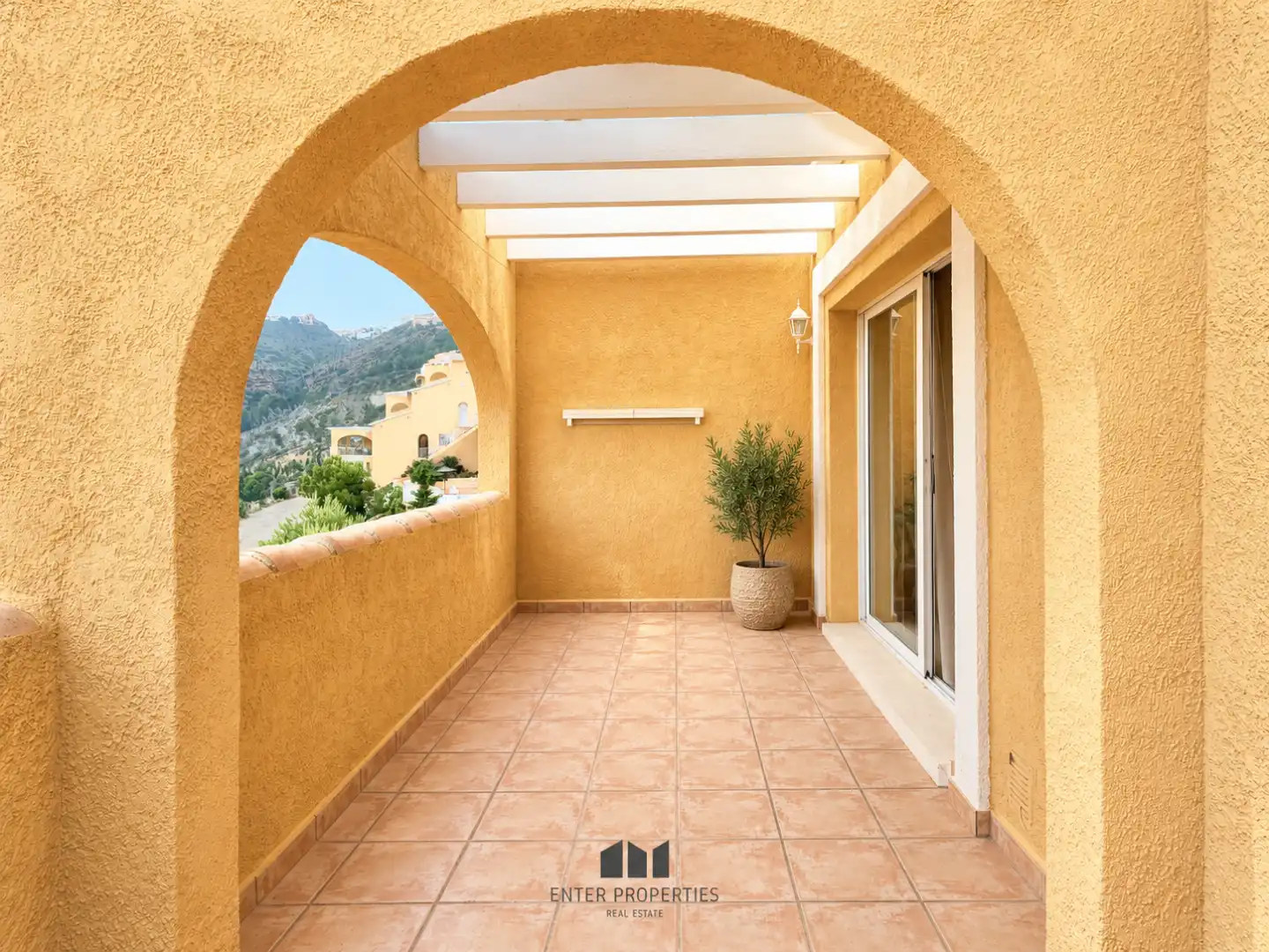 Terrasse von Wohnung zum Verkauf in Benitachell / El Poble Nou de Benitatxell mit Klimaanlage, Heizung und Terrasse