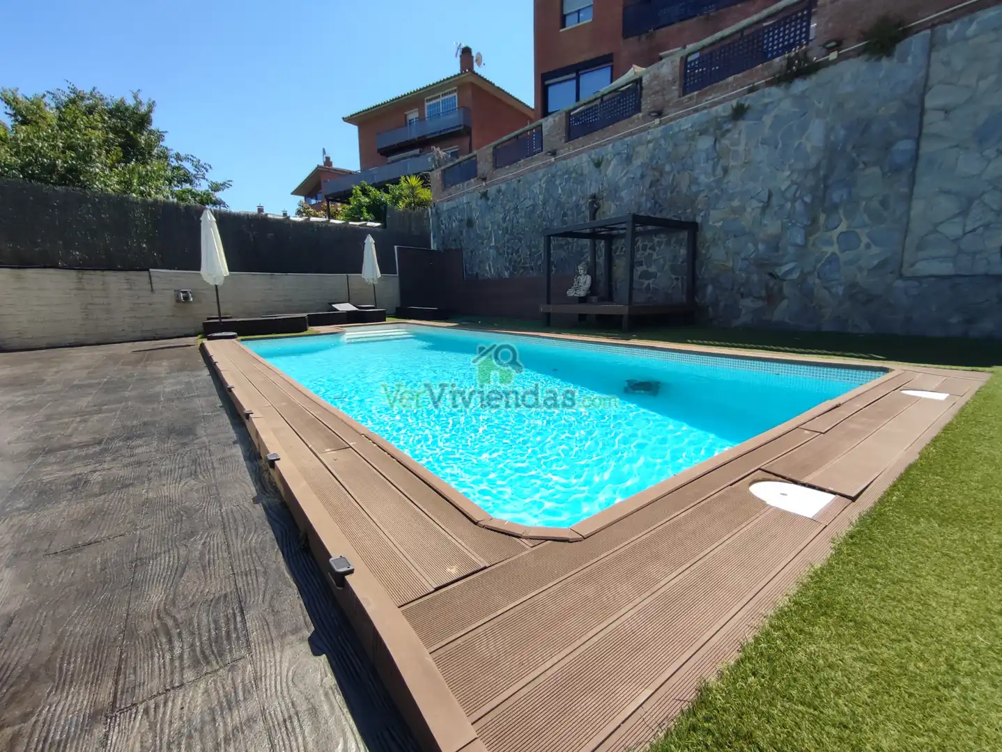 Piscina de Casa o xalet en venda en Cervelló amb Aire condicionat, Calefacció i Jardí privat