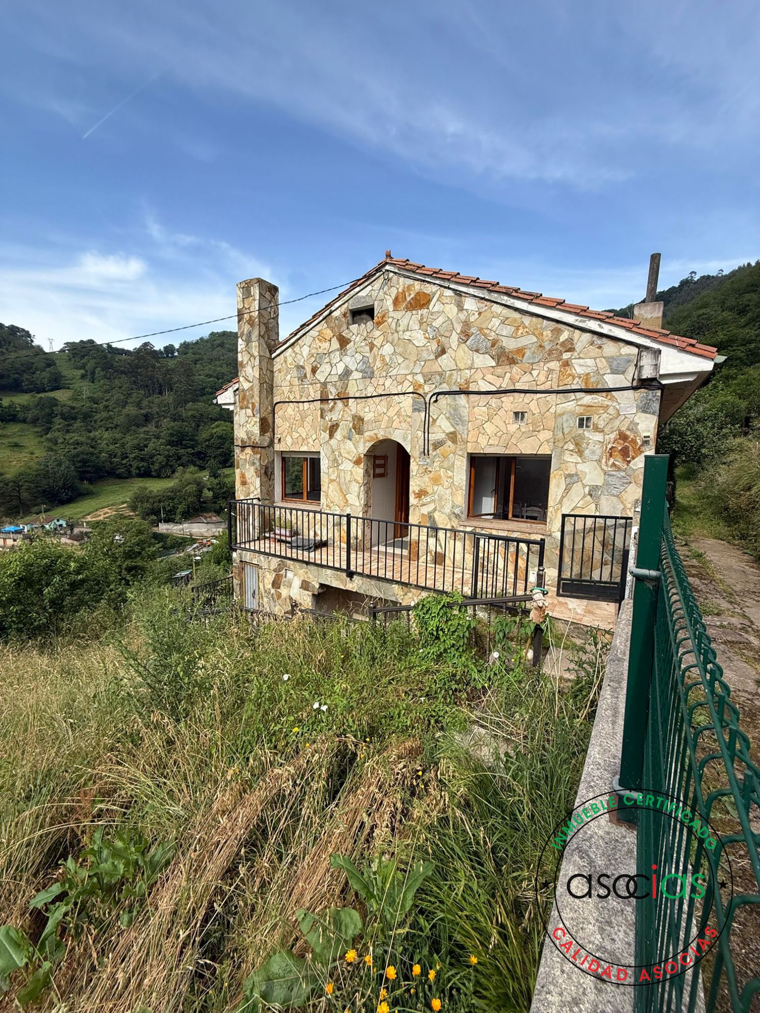 Exterior view of House or chalet for sale in Mieres (Asturias)  with Heating, Parquet flooring and Terrace