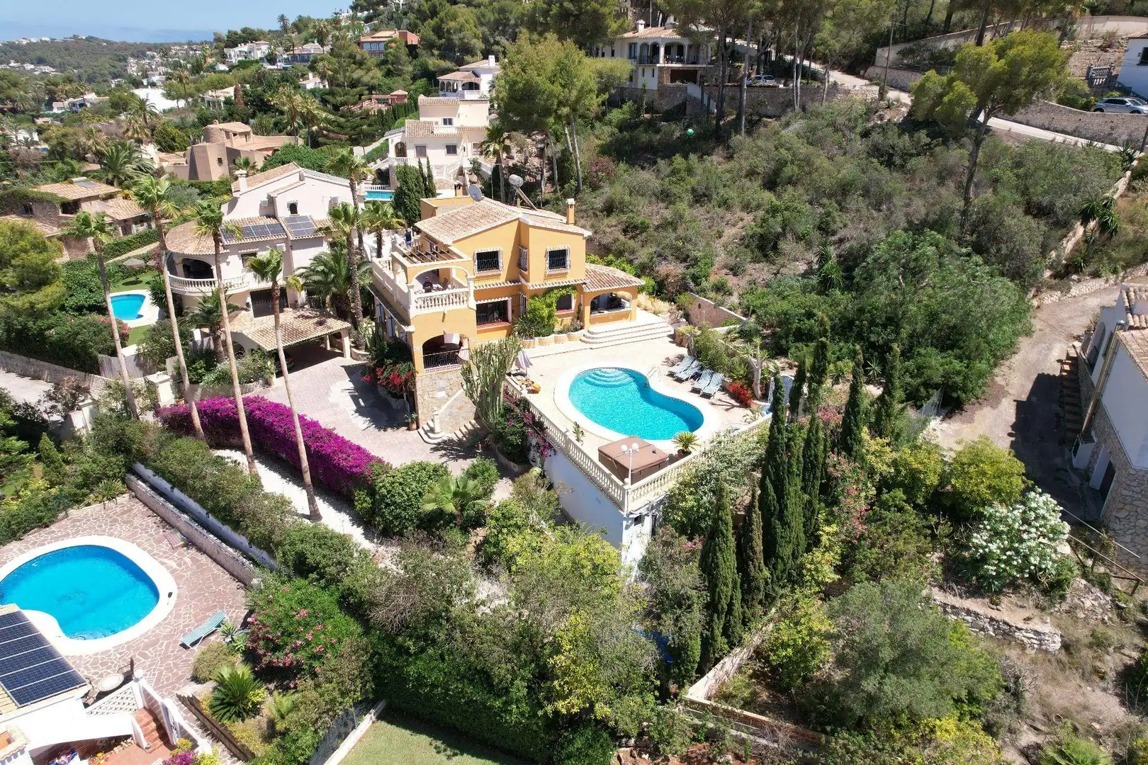 Exterior view of Houses for sale in Jávea / Xàbia  with Air Conditioner, Heating and Private garden