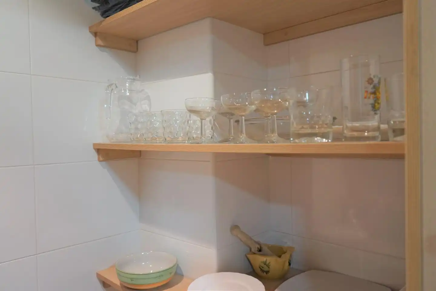 Kitchen of Flat for rent in Moncada  with Air Conditioner and Furnished