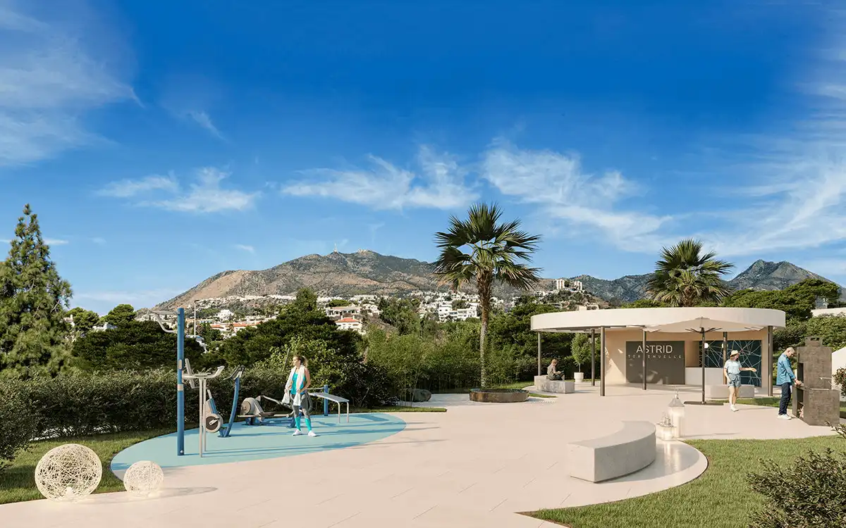 Piscina de Ático en venta en Benalmádena con Aire acondicionado, Terraza y Piscina