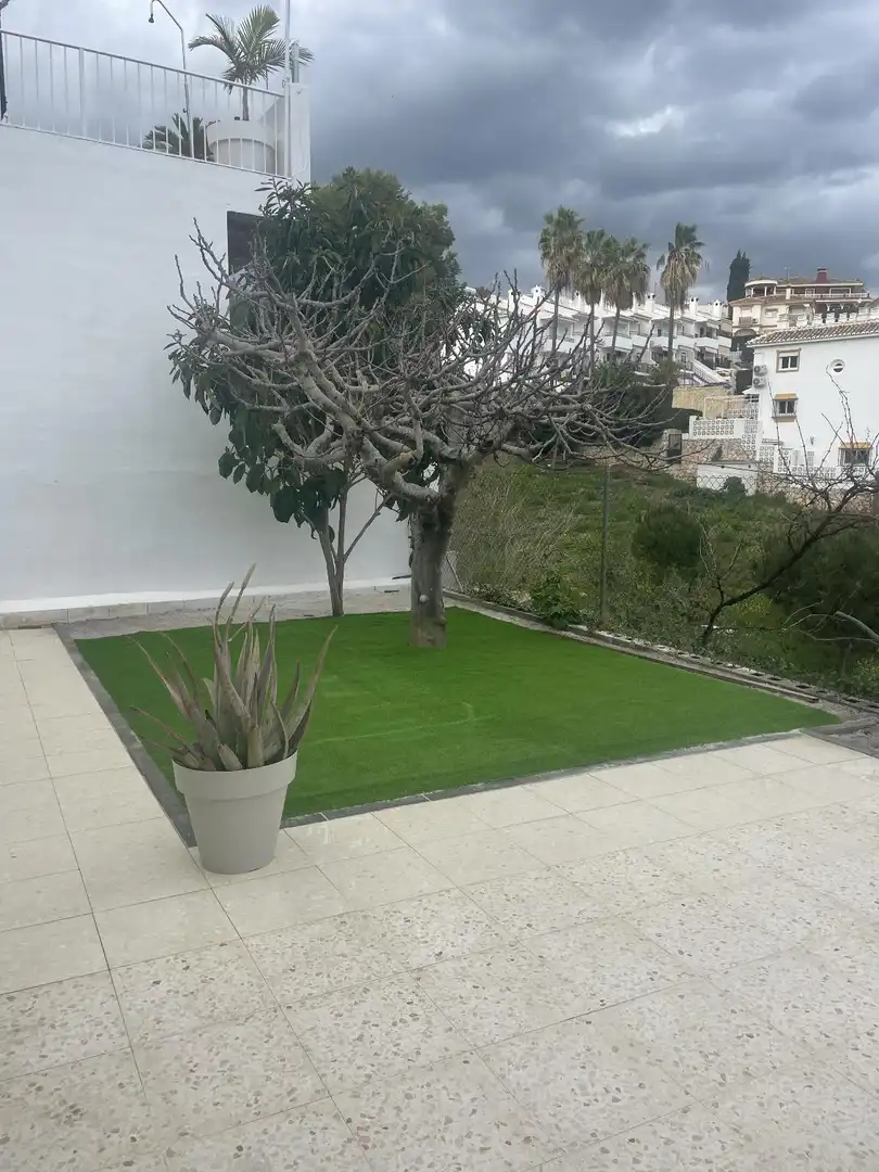 Jardín de Casa o chalet en venta en Mijas