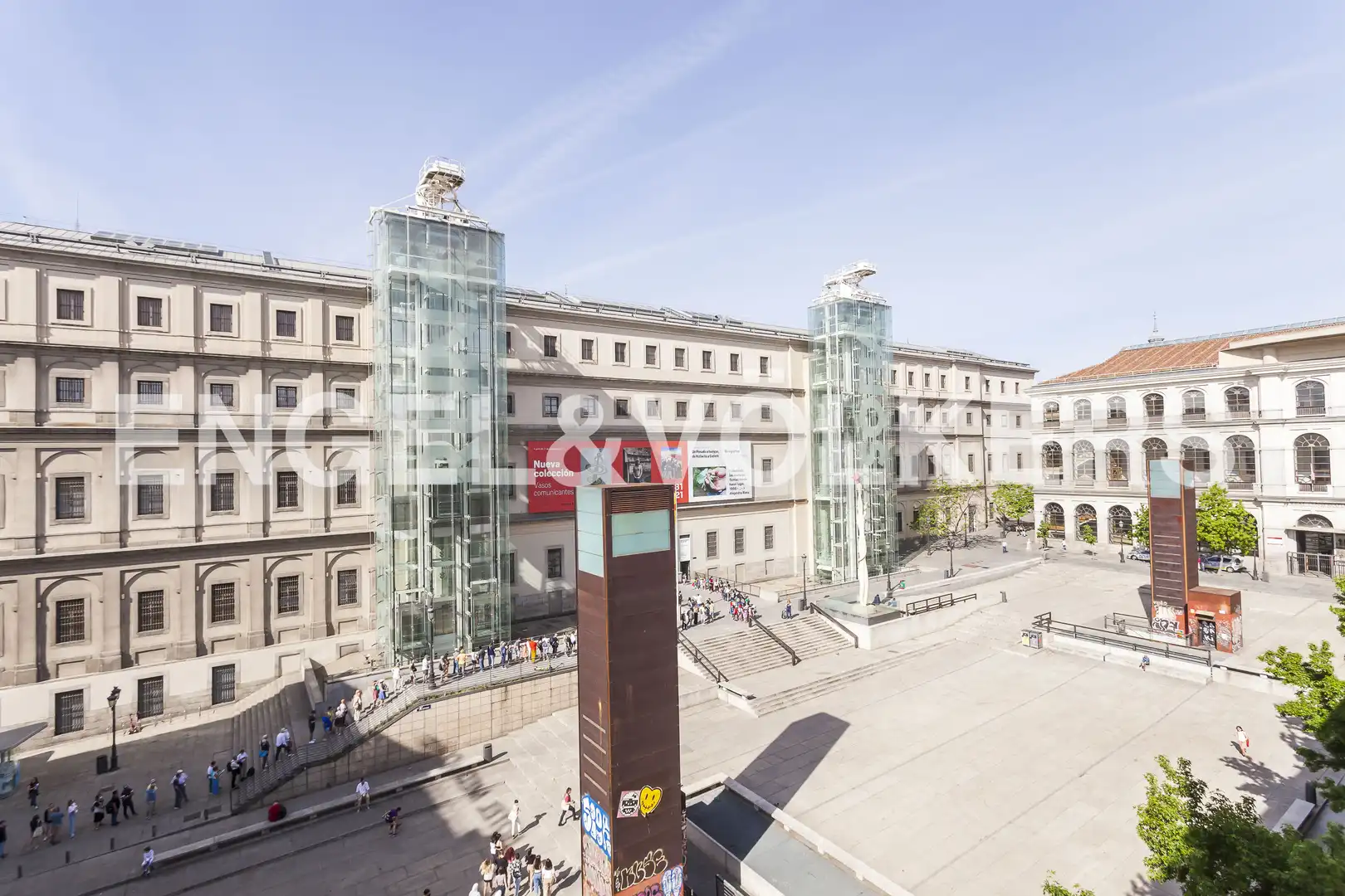 Außenansicht von Wohnung zur Miete in Madrid mit Heizung, Parkett und Möbliert