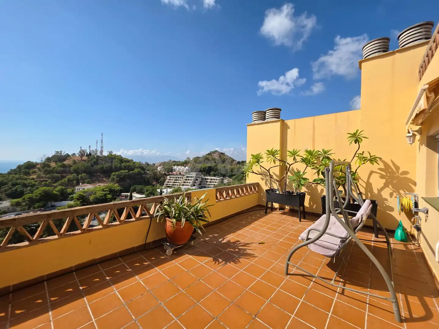 Terrasse von Dachboden zum Verkauf in Málaga mit Klimaanlage, Heizung und Terrasse