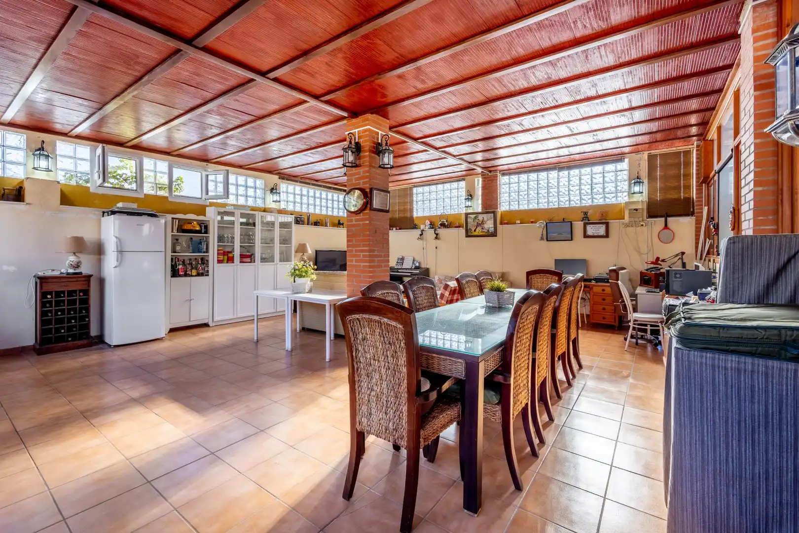 Dining room of Houses for sale in Málaga  with Air Conditioner, Heating and Private garden