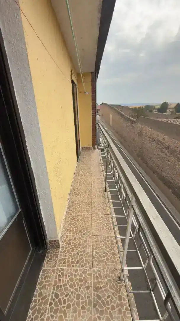 Balcony of Flat for rent in Lerma  with Parquet flooring, Furnished and Washing machine