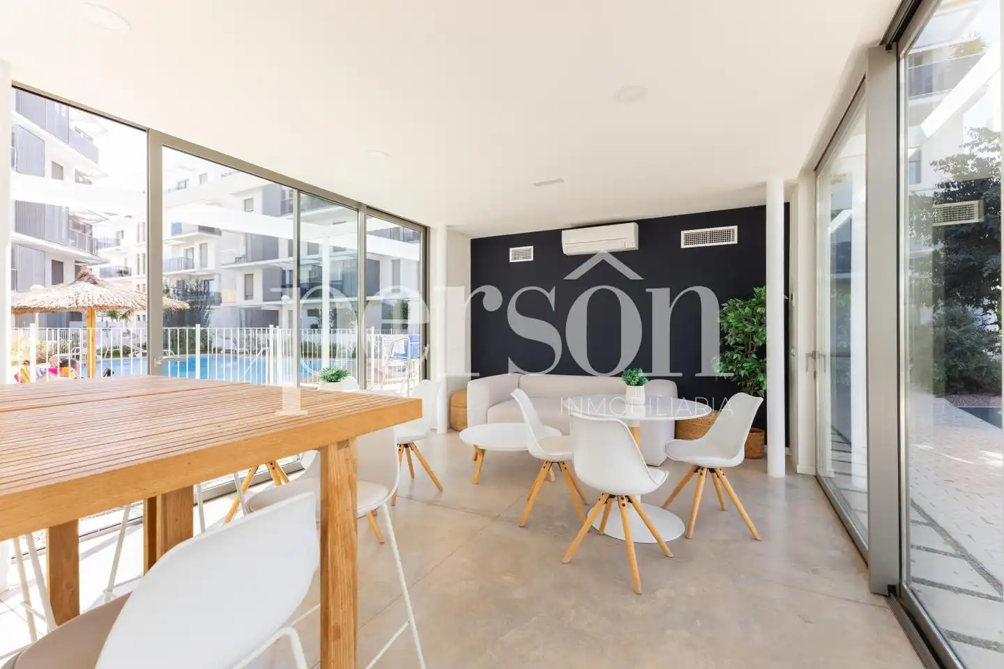 Terrace of Flat for rent in Dénia  with Air Conditioner, Terrace and Storage room