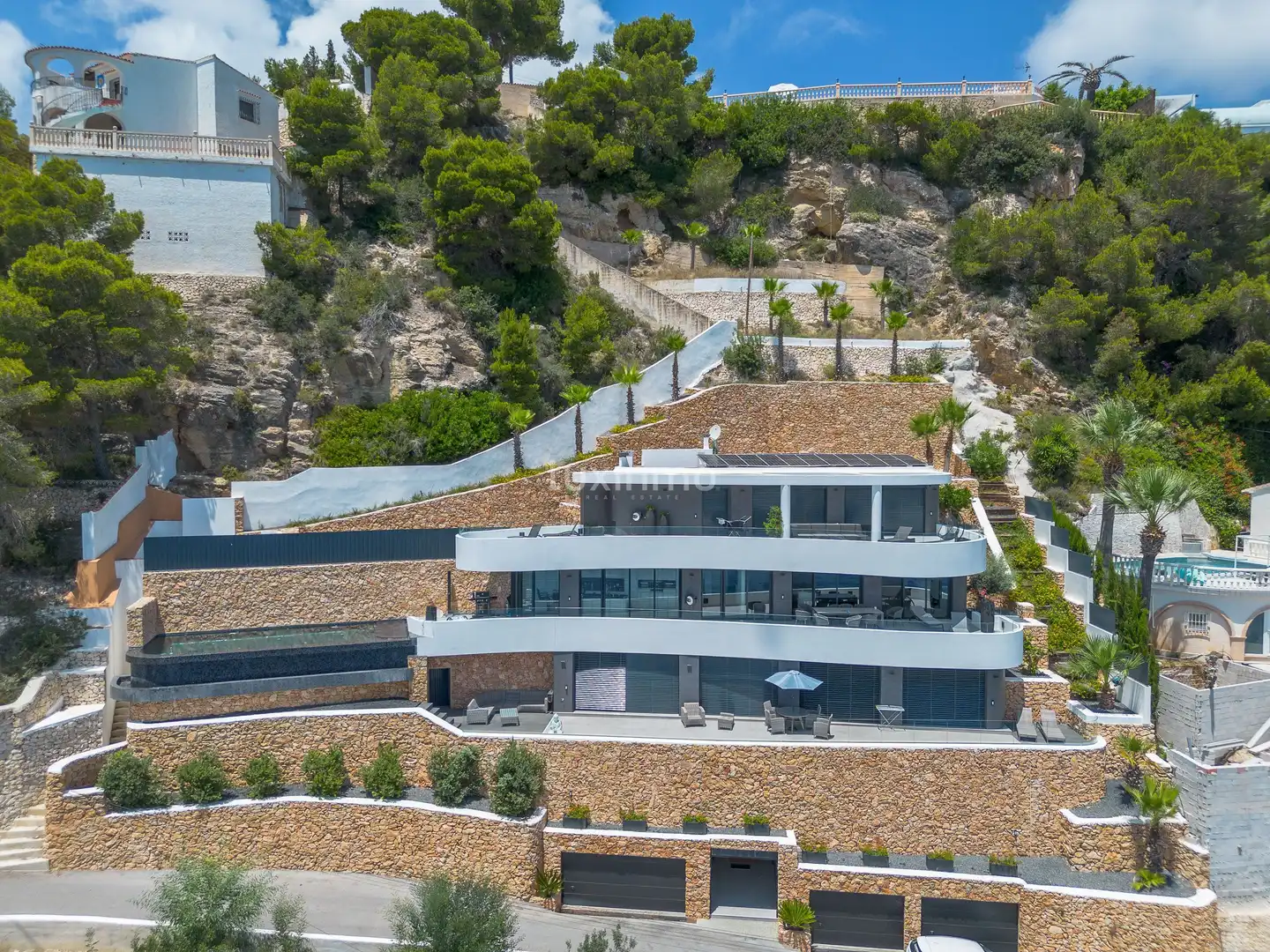 Exterior view of Houses for sale in Jávea / Xàbia  with Air Conditioner, Heating and Private garden