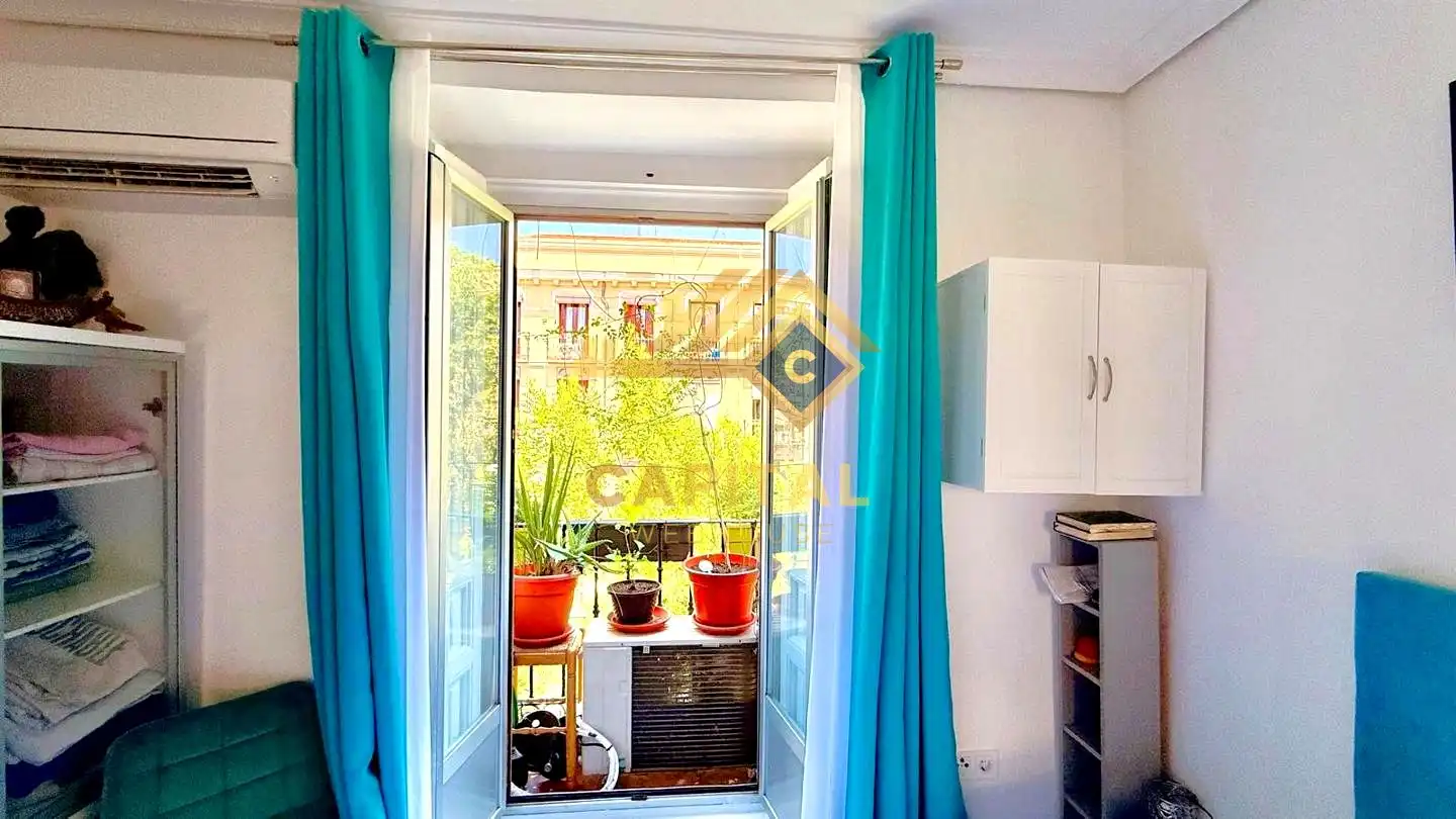 Balcony of Flat for sale in Madrid  with Air Conditioner, Heating and Balcony