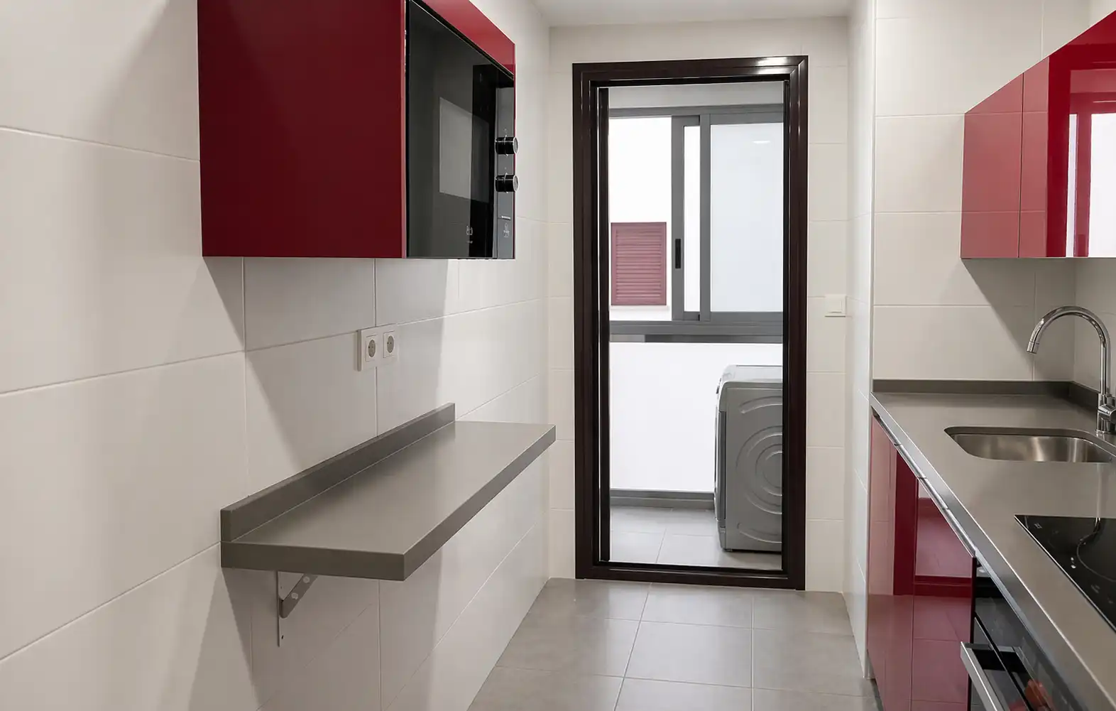 Kitchen of Flat for sale in Málaga  with Air Conditioner, Heating and Oven
