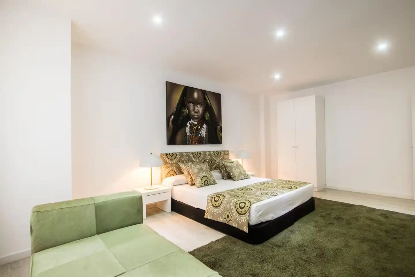 Schlafzimmer von Wohnung zur Miete in Viladecans mit Klimaanlage, Terrasse und Möbliert
