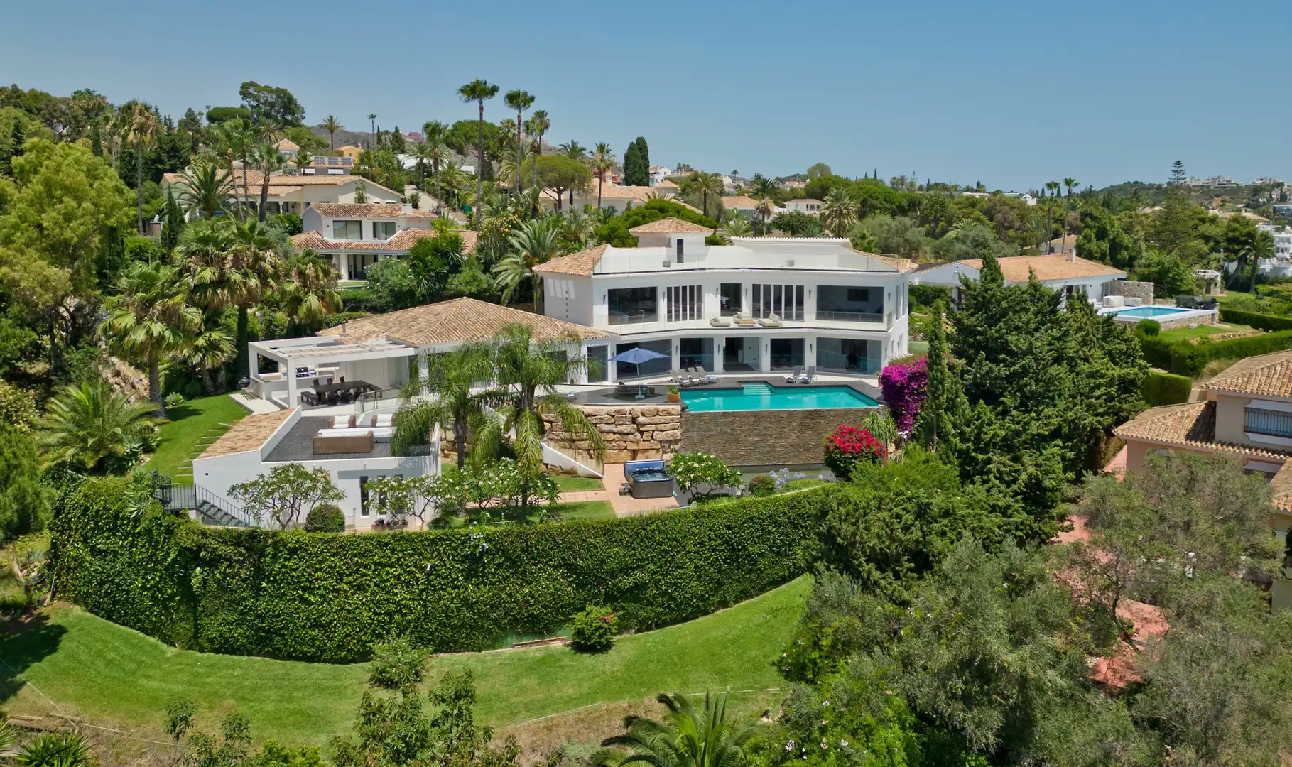 Vista exterior de Casa o chalet de alquiler en Elviria - Cabopino