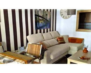 Living room of Flat for sale in Roquetas de Mar  with Terrace, Furnished and Community pool