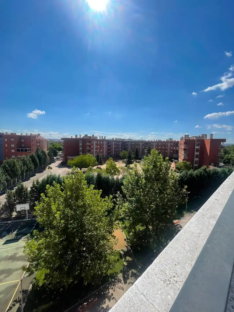 Vista exterior de Ático de alquiler en Alcalá de Henares con Aire acondicionado, Calefacción y Jardín privado