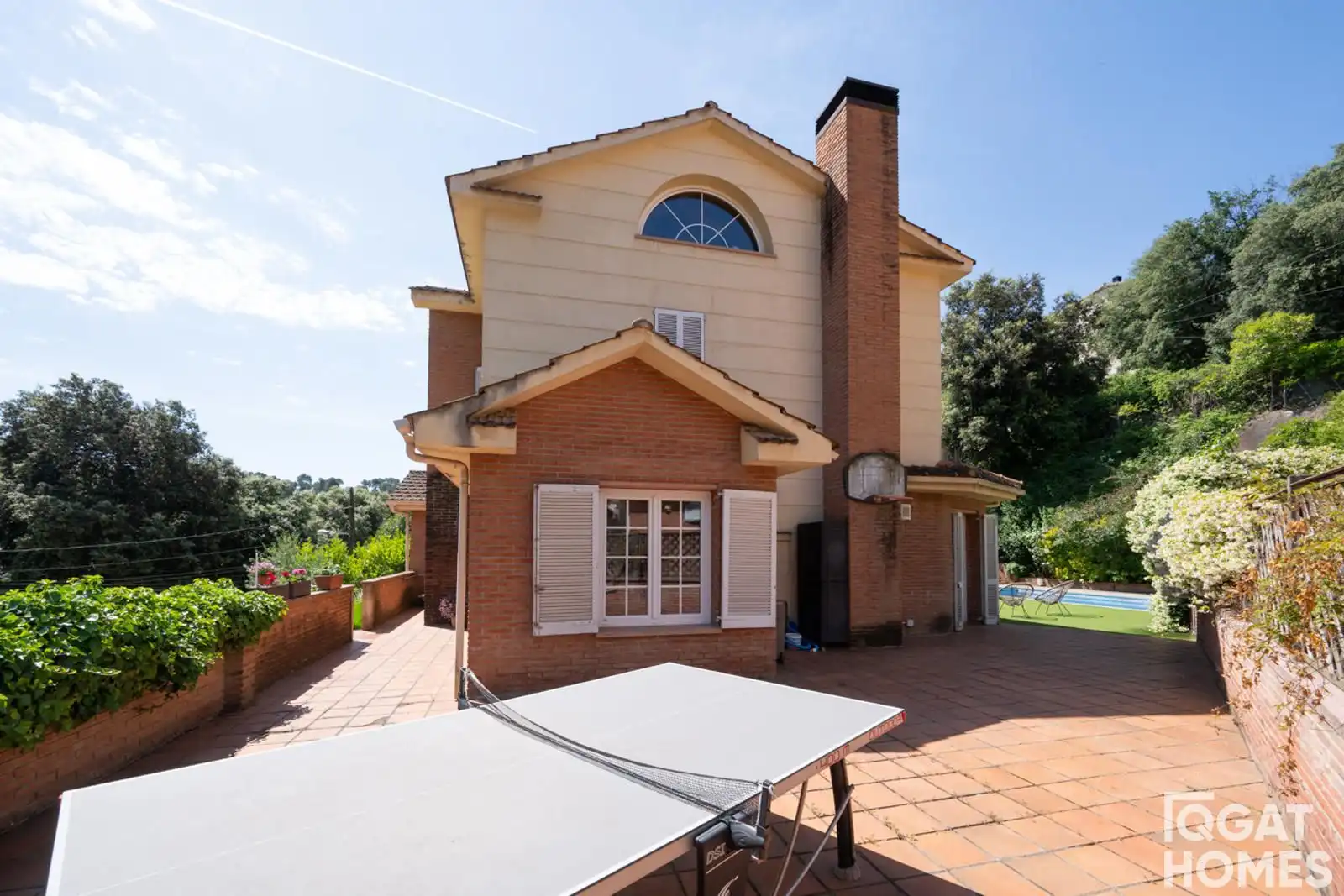 Exterior view of Houses for sale in Sant Cugat del Vallès  with Heating, Terrace and Storage room