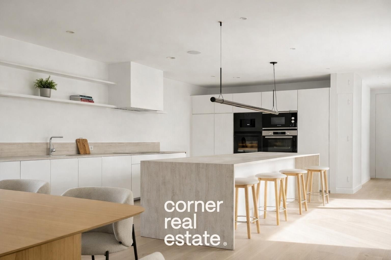 Cuina de Casa o xalet en venda en Sant Cugat del Vallès amb Aire condicionat, Jardí privat i Parquet