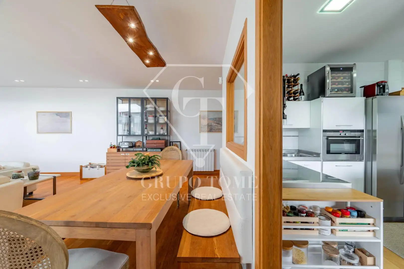 Esszimmer von Einfamilien-Reihenhaus zum Verkauf in Donostia - San Sebastián  mit Heizung, Privatgarten und Terrasse