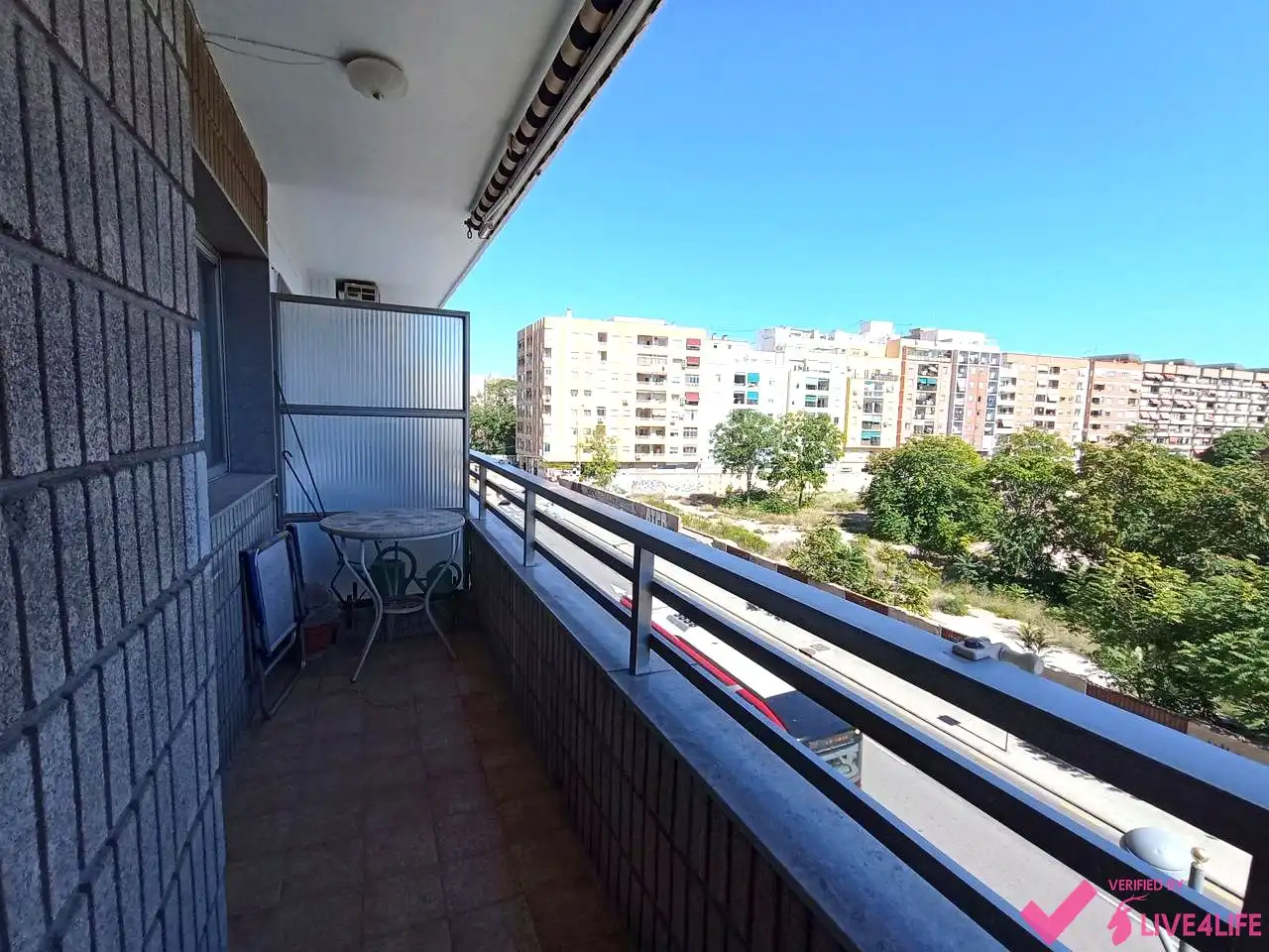 Terraza de Piso de alquiler en Valencia con Aire acondicionado, Terraza y Amueblado