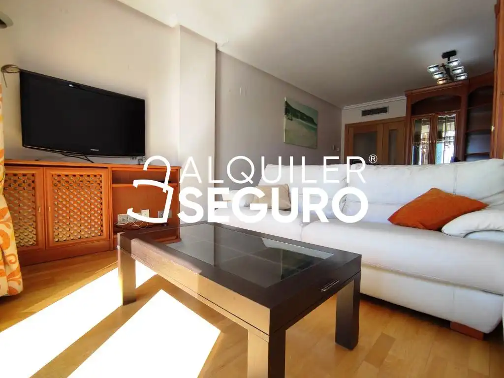 Sala de estar de Piso de alquiler en Paracuellos de Jarama con Aire acondicionado, Calefacción y Terraza