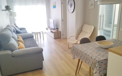 Living room of Attic for sale in Sant Carles de la Ràpita  with Air Conditioner, Parquet flooring and Terrace