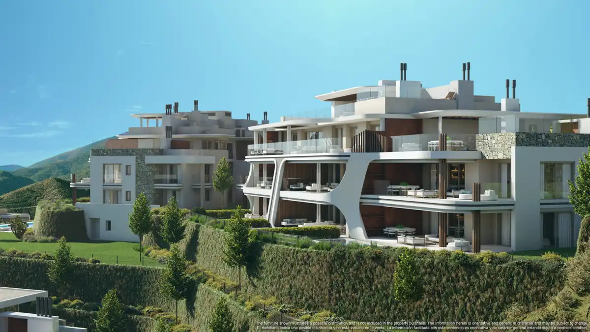 Vista exterior de Planta baja en venta en Benahavís con Aire acondicionado, Jardín privado y Terraza