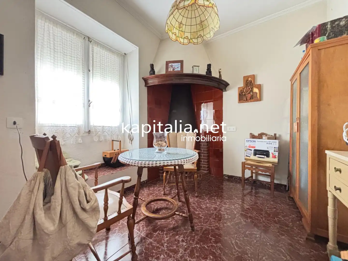 Sala d'estar de Finca rústica en venda en Cocentaina amb Jardí privat, Terrassa i Traster