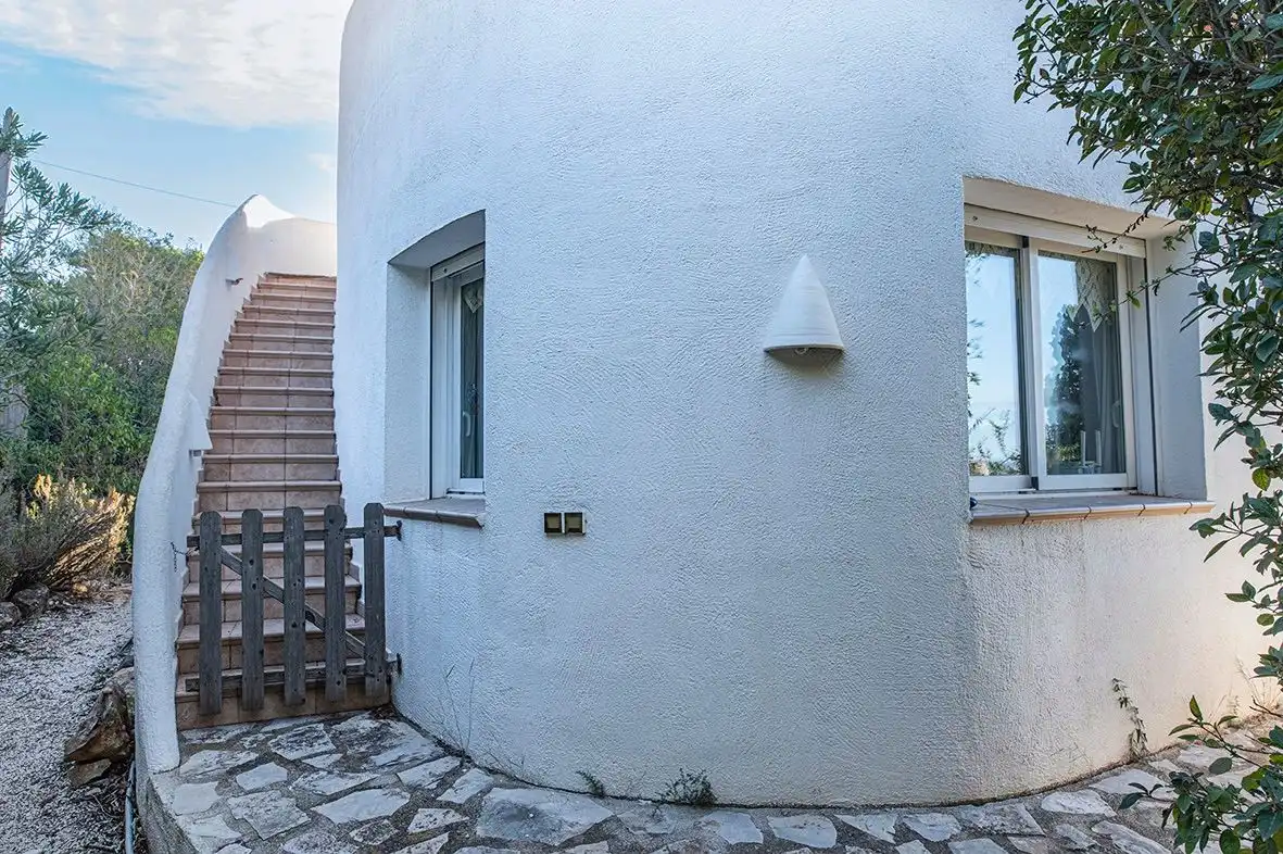 Vista exterior de Casa o chalet en venta en Jávea / Xàbia con Jardín privado