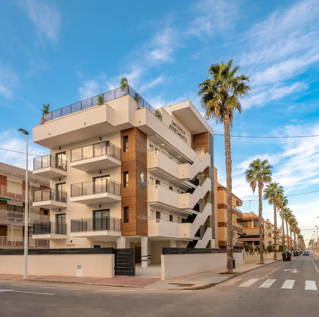 Exterior view of Buildings for sale in Santa Pola  with Alarm and Community pool
