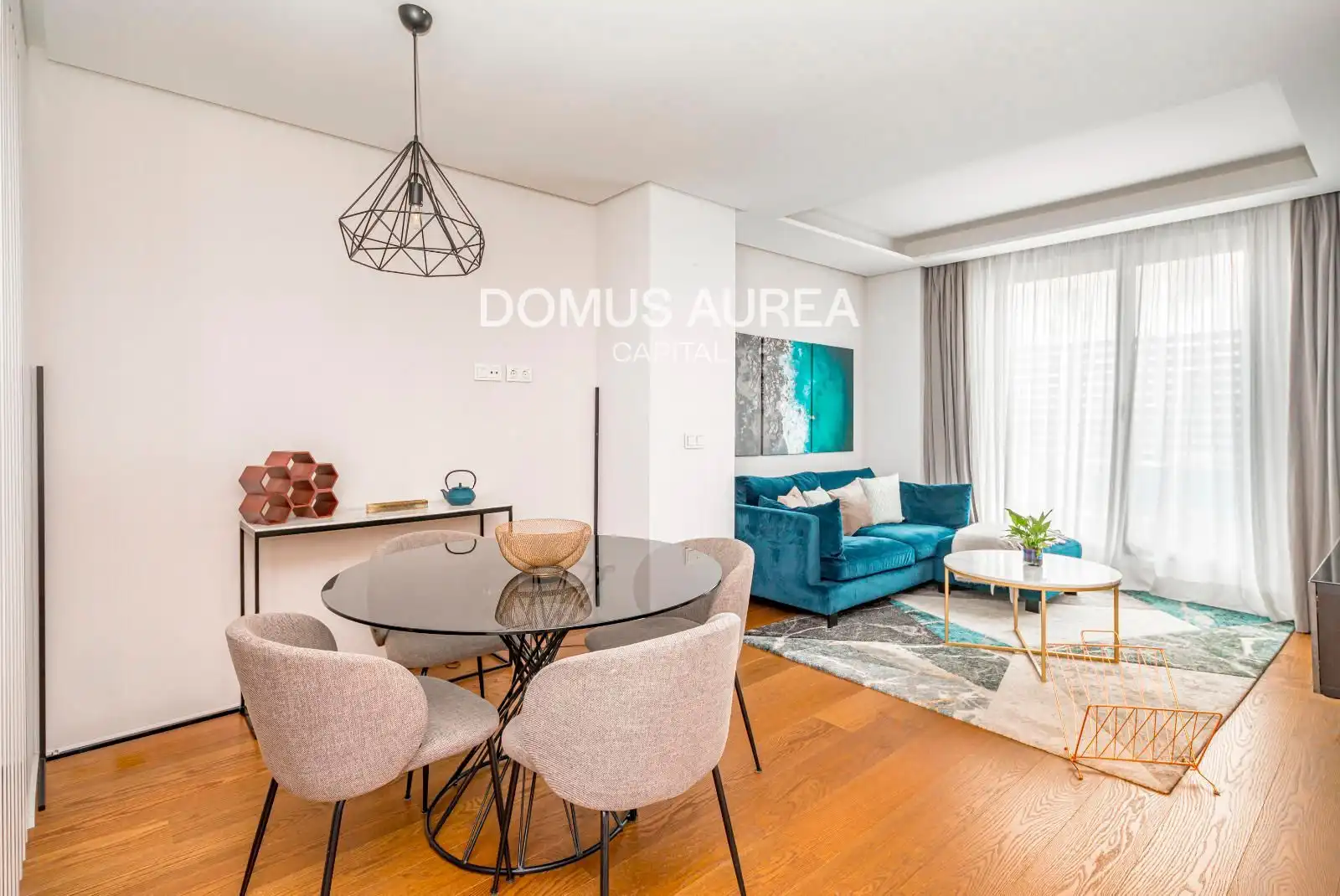 Wohnzimmer von Wohnung zum Verkauf in Madrid mit Klimaanlage, Heizung und Terrasse