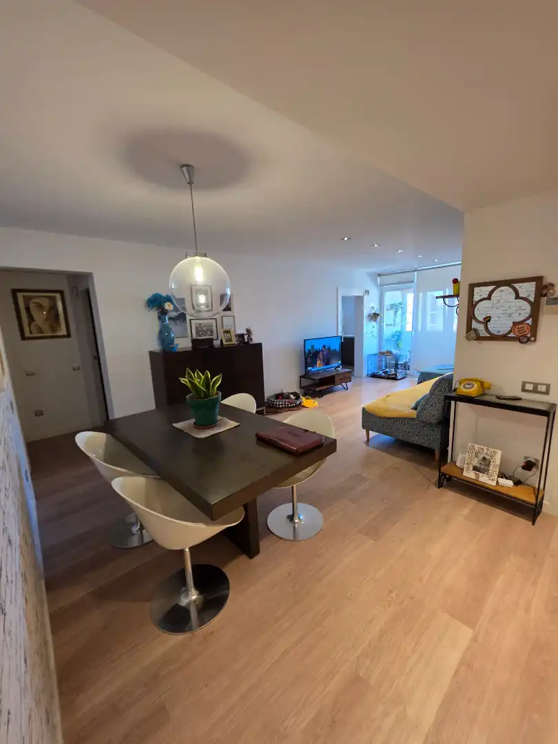 Sala de estar de Piso en venta en Barcelona con Aire acondicionado, Calefacción y Parquet