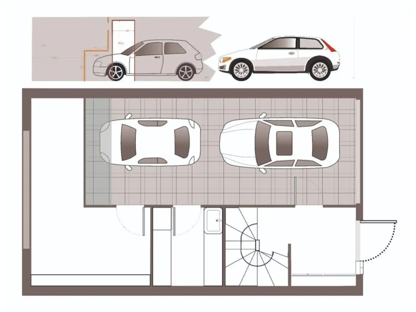 Parking de Casa adosada en venta en El Puig de Santa Maria con Aire acondicionado, Calefacción y Jardín privado