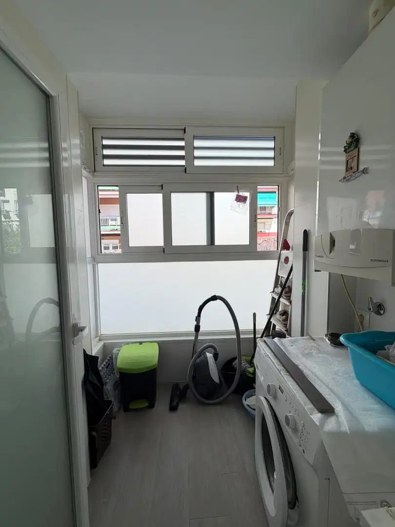Terrasse von Wohnung zur Miete in Madrid mit Heizung, Privatgarten und Parkett