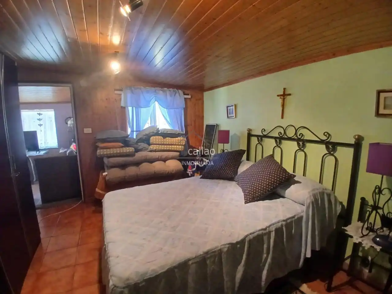 Dormitori de Casa o xalet en venda en San Sadurniño amb Jardí privat i Moblat
