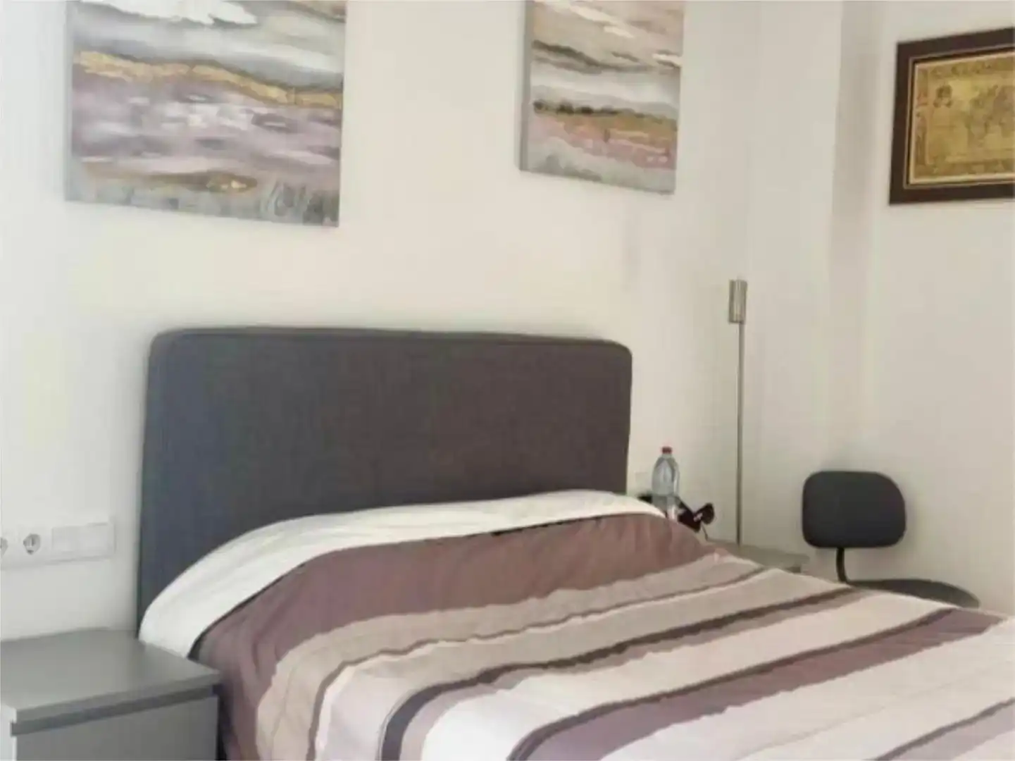 Schlafzimmer von Wohnungen zur Miete in  Barcelona Capital mit Klimaanlage und Schwimmbad