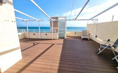 Terrace of Attic for sale in El Campello  with Air Conditioner, Terrace and Community pool