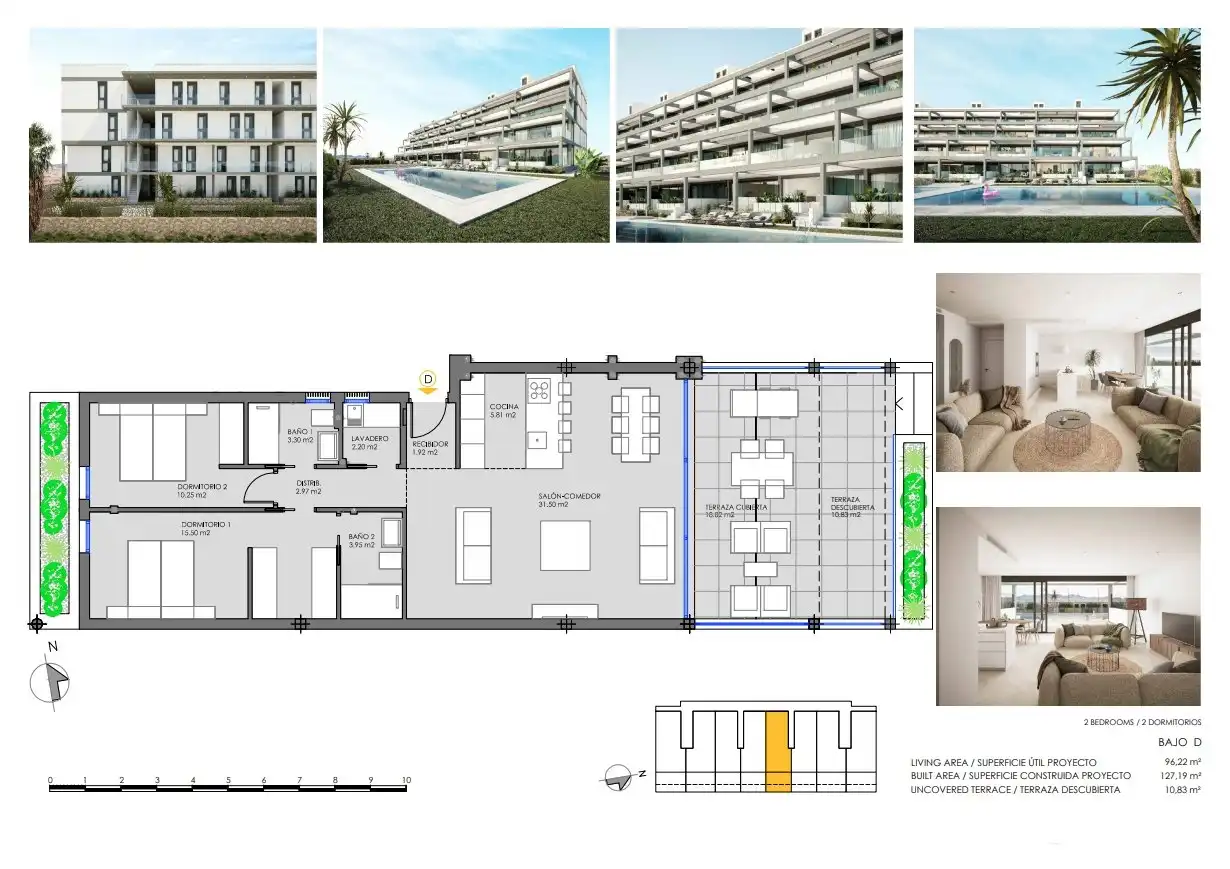 Apartament amb terrassa en venda a Mar Menor de Cartagena – Cabo de Palos, imagen 49