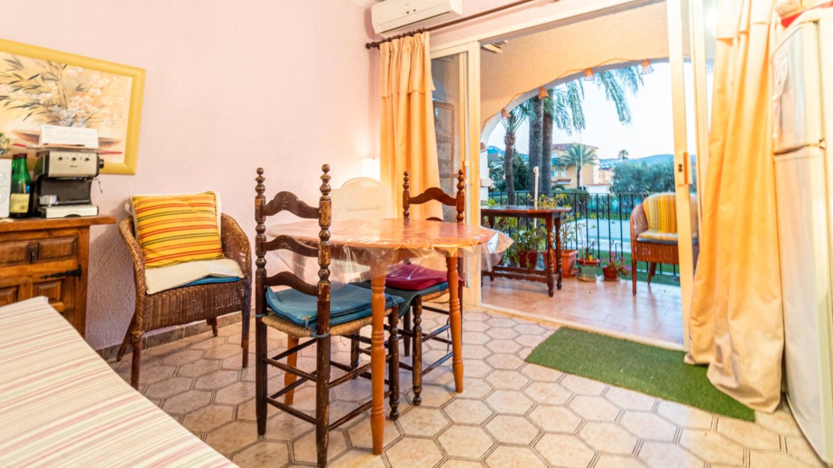 Schlafzimmer von Wohnungen zum Verkauf in Dénia mit Klimaanlage, Heizung und Privatgarten