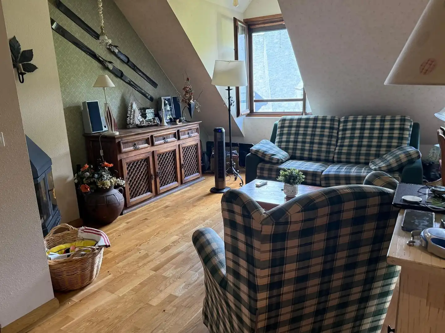 Sala de estar de Piso en venta en Panticosa con Calefacción, Parquet y Amueblado