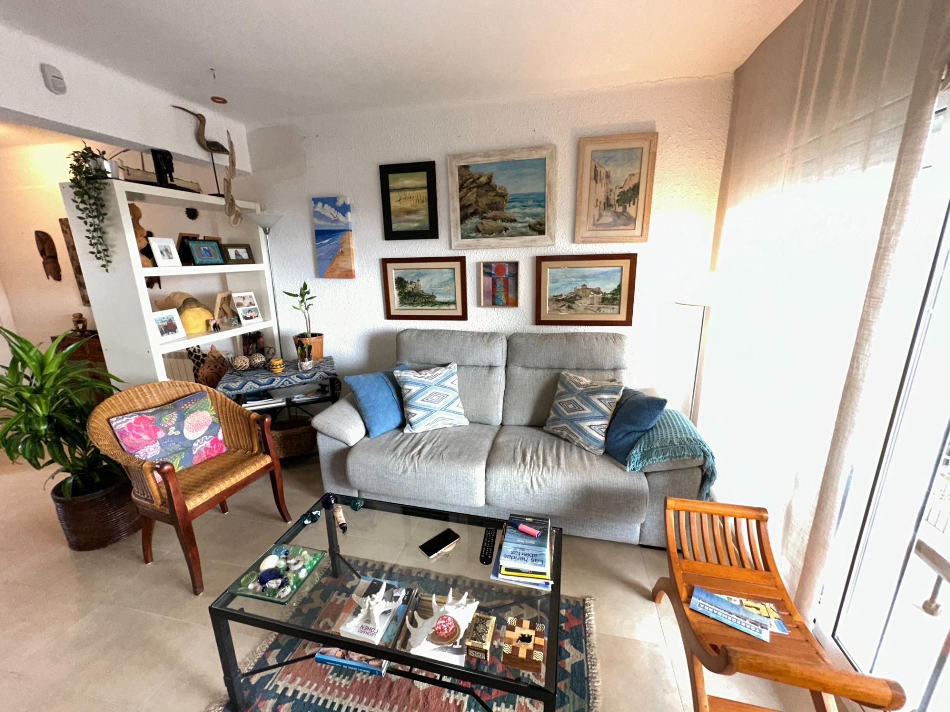 Living room of Apartment for sale in Torredembarra  with Heating, Terrace and Alarm