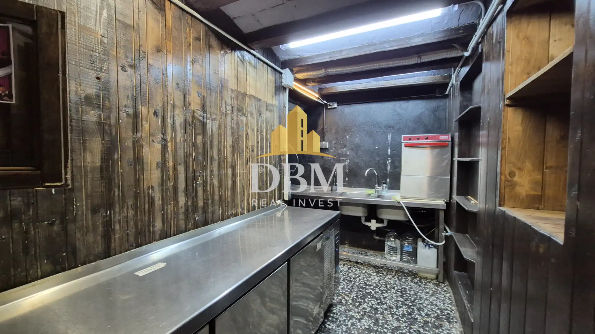 Kitchen of Commercial properties for transfer in Barcelona  with Air Conditioner and Furnished