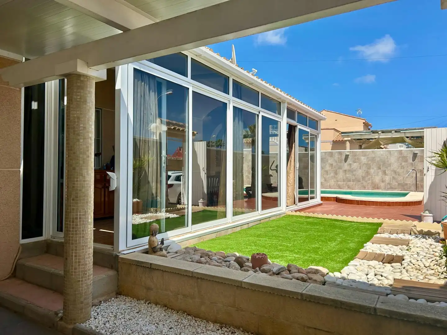 Terrassa de Casa o xalet en venda en Torrevieja amb Aire condicionat, Calefacció i Jardí privat