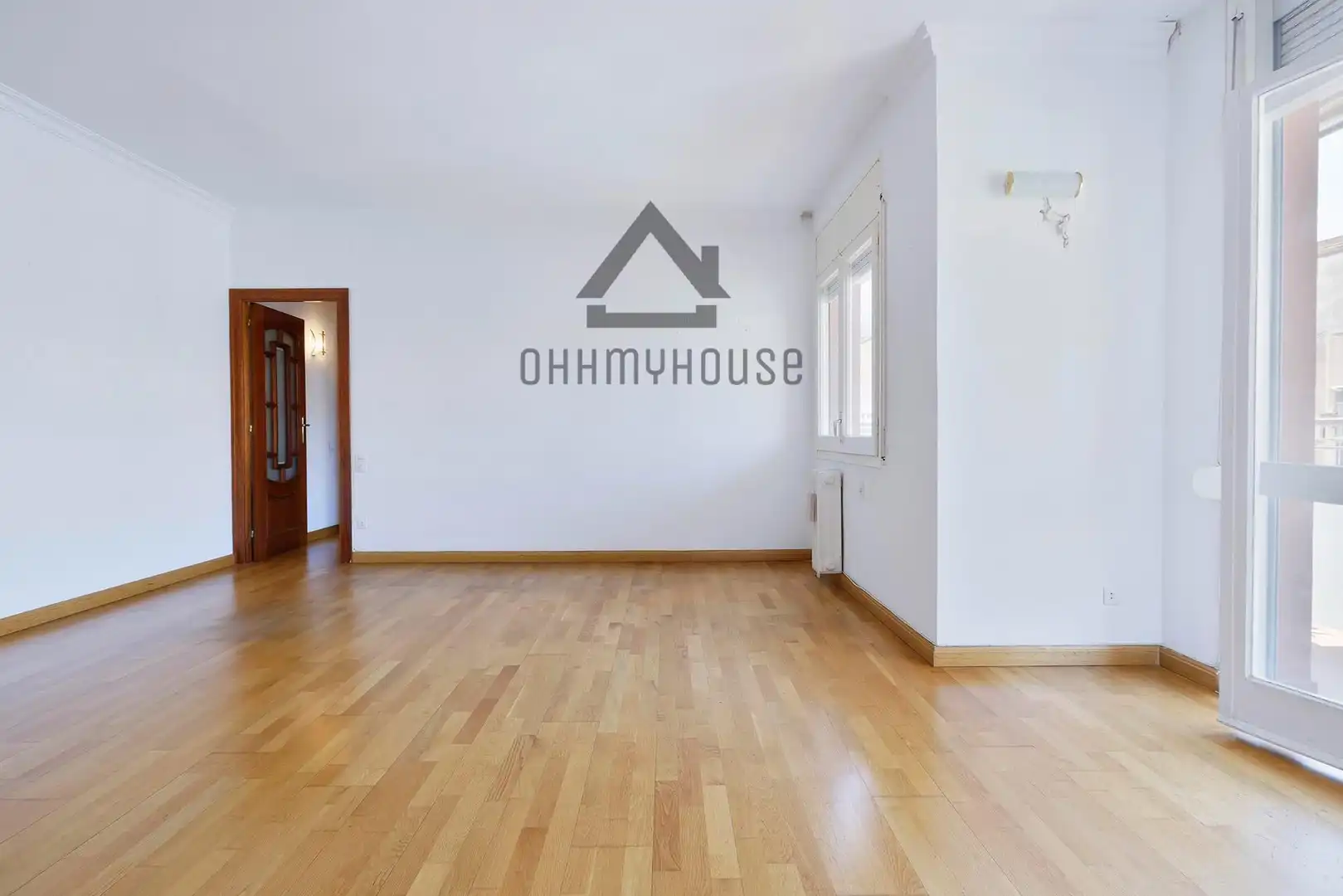 Sala d'estar de Apartament en venda en Barcelona amb Calefacció, Parquet i Terrassa