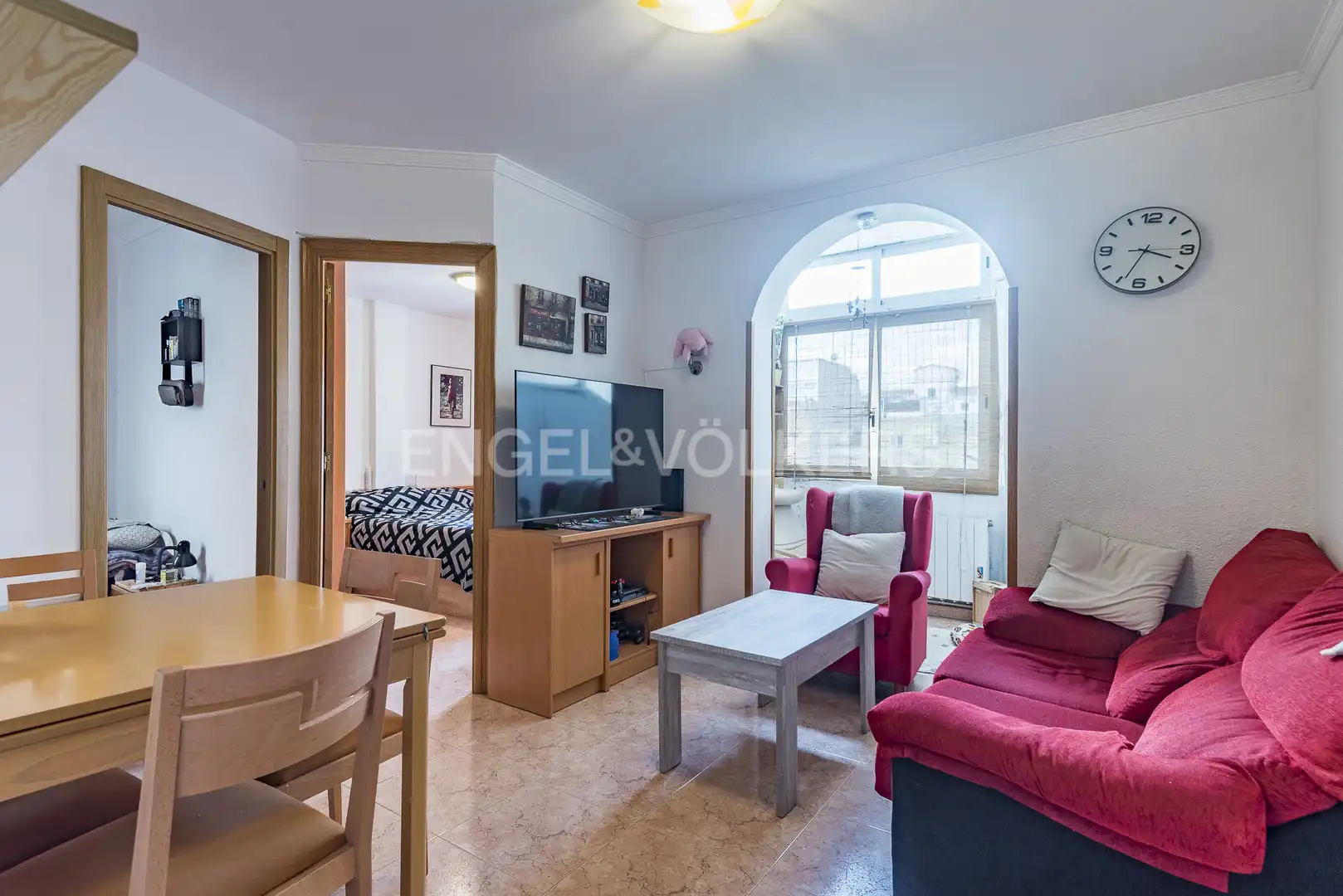 Sala de estar de Piso en venta en Barcelona con Aire acondicionado, Calefacción y Balcón