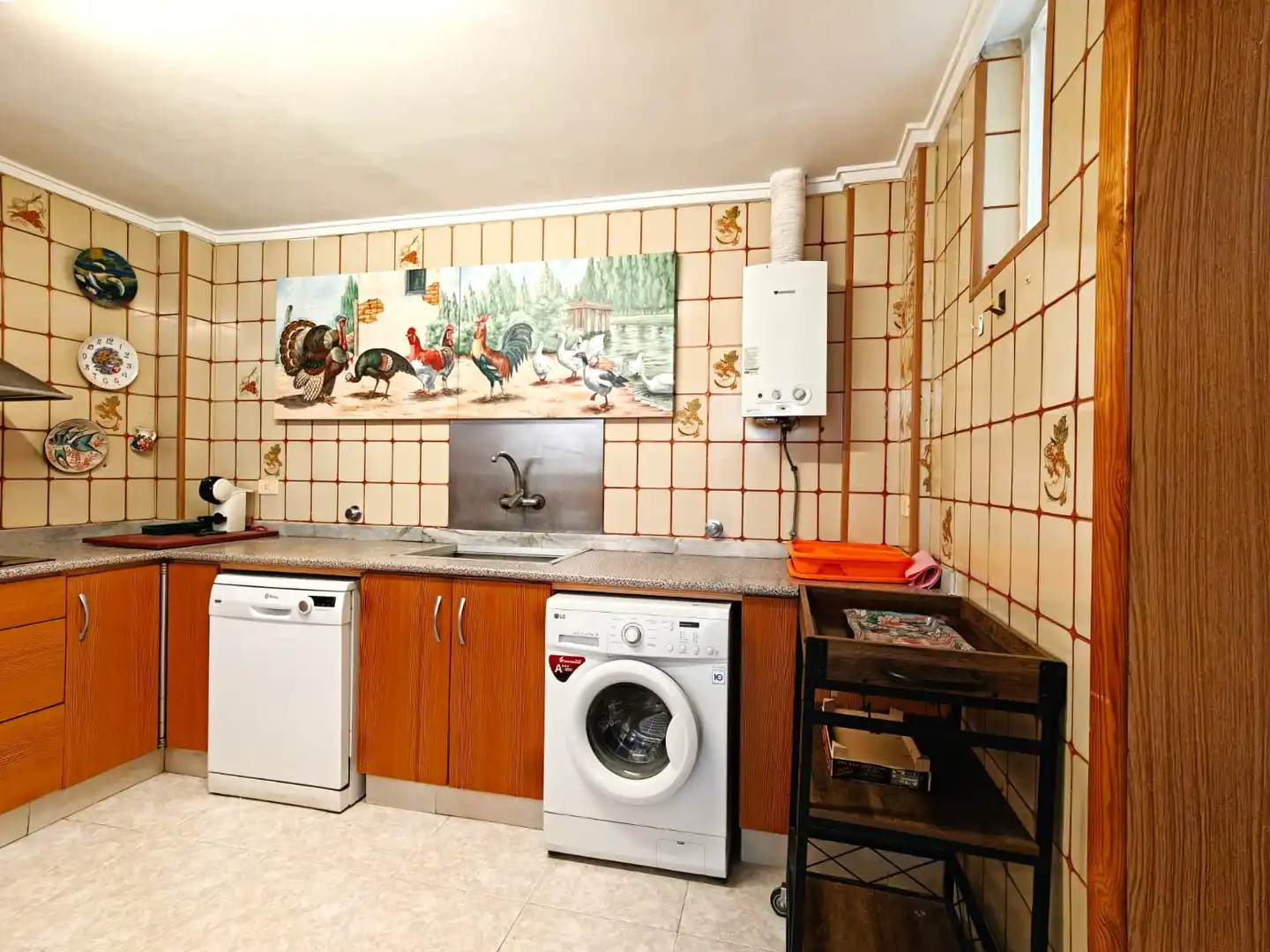 Kitchen of Flat for sale in Massamagrell  with Heating, Furnished and Oven