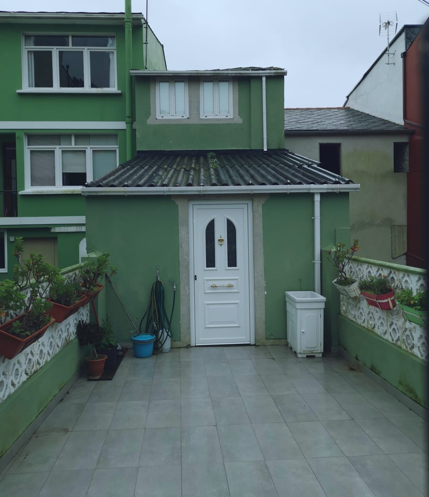 Exterior view of Single-family semi-detached for sale in Mañón  with Terrace, Storage room and Furnished