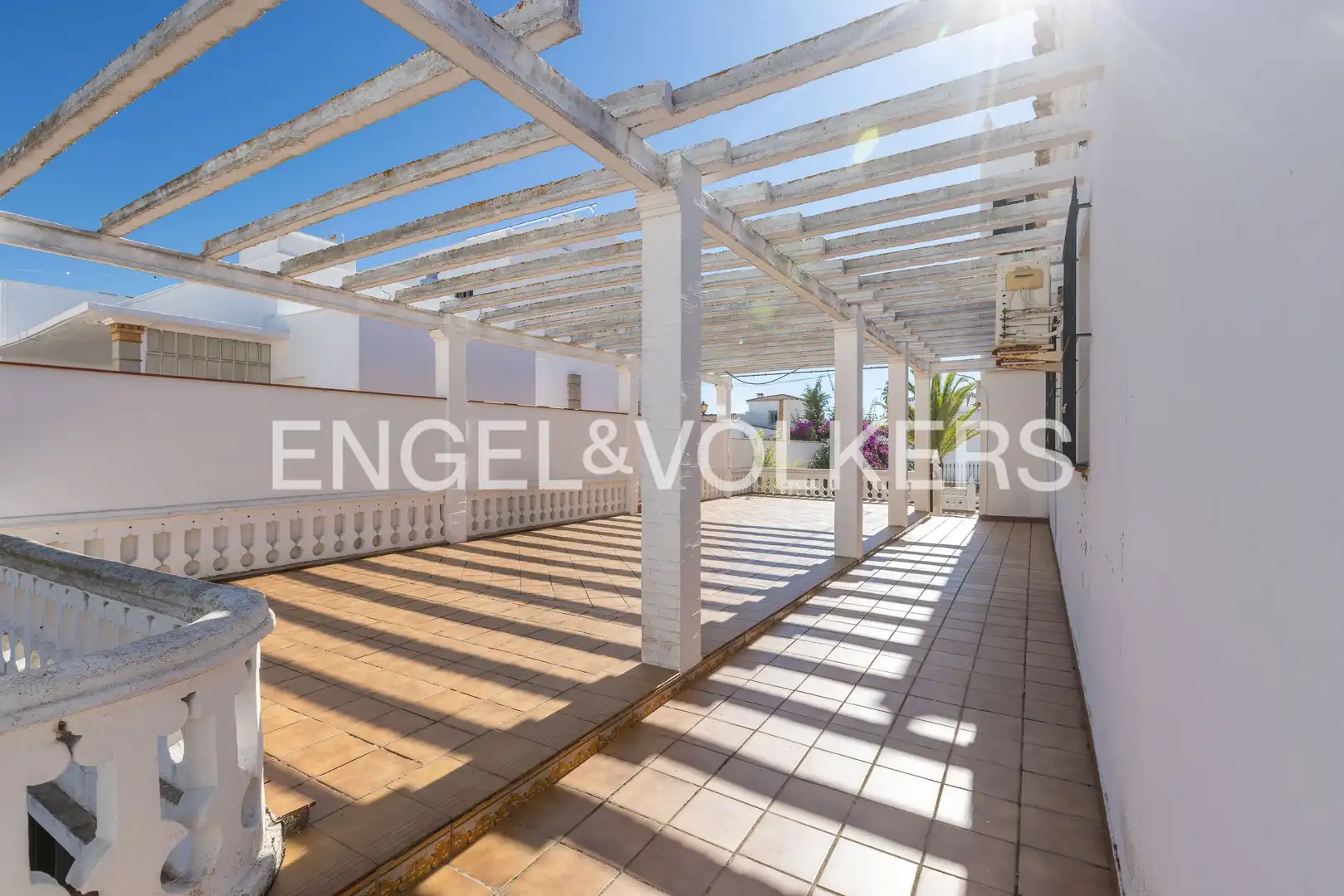 Terraza de Finca rústica en venta en La Antilla con Aire acondicionado, Calefacción y Jardín privado