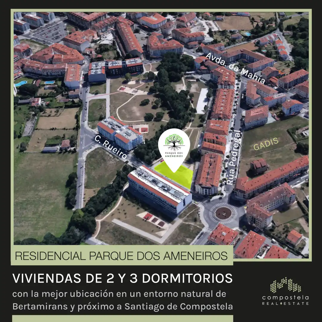 Neubau-Wohnung mit Terrasse zum Verkauf in Rúa Pedregal 65, imagen 2