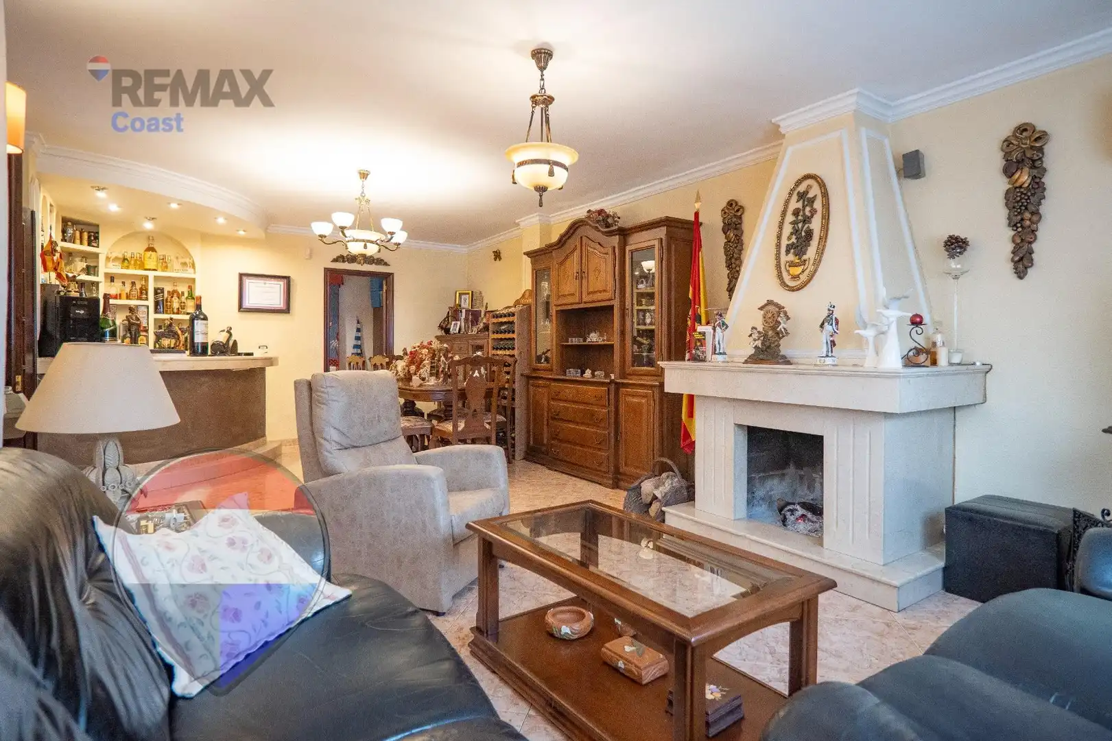 Living room of Houses for sale in Málaga  with Air Conditioner, Heating and Private garden