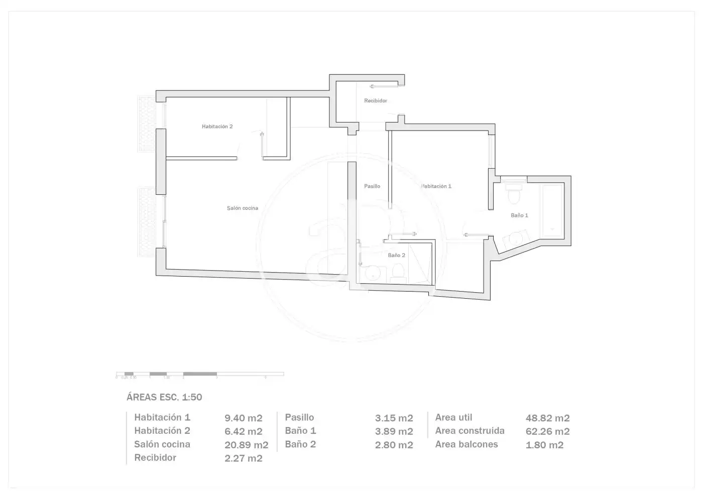 Piso en venta en Barcelona con Aire acondicionado, Calefacción y Balcón